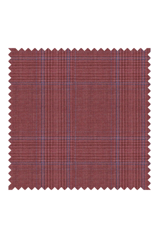 700310 - Olympic Blue Checks On Red