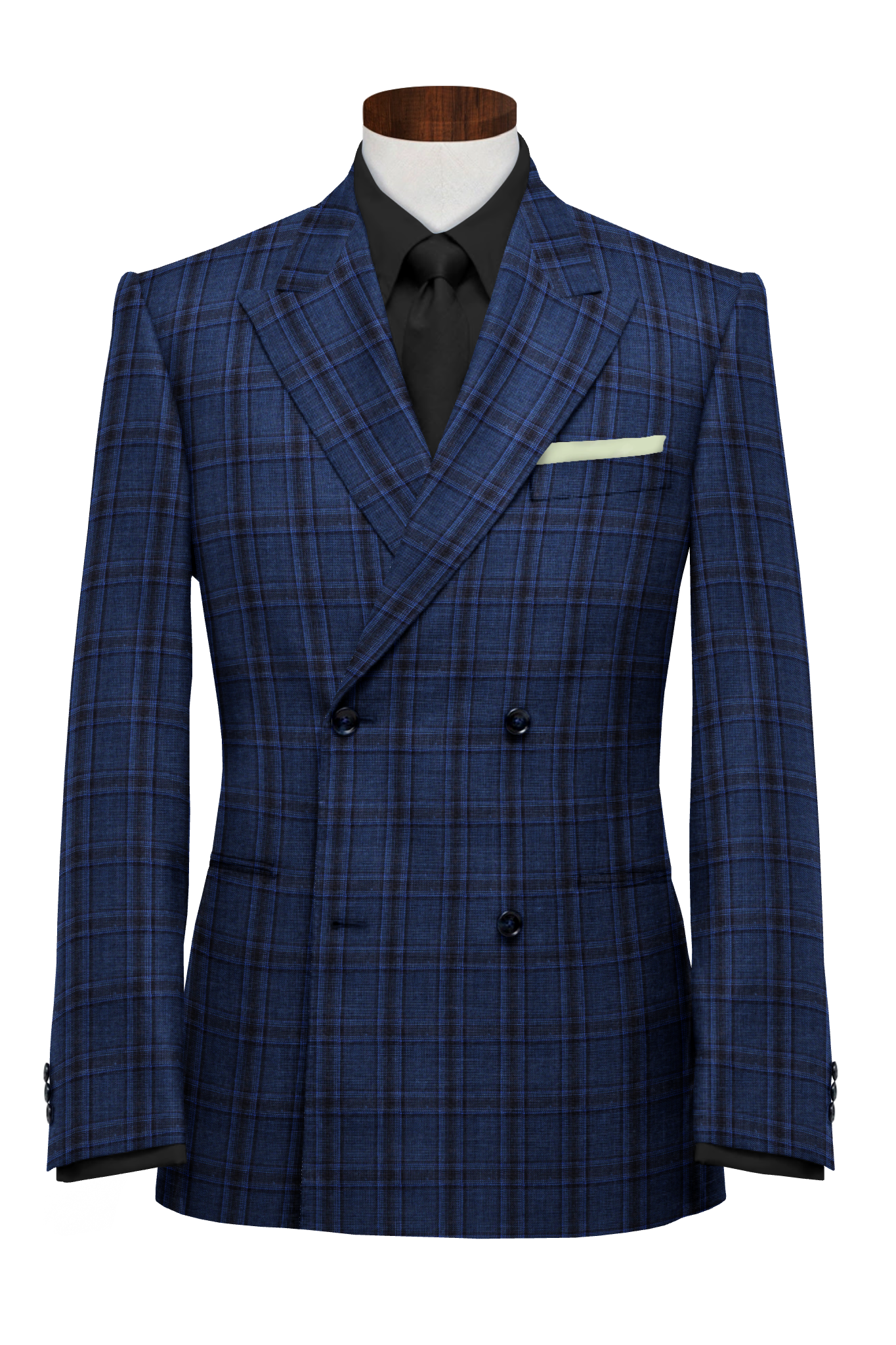 700312 - Indigo Blue Checks