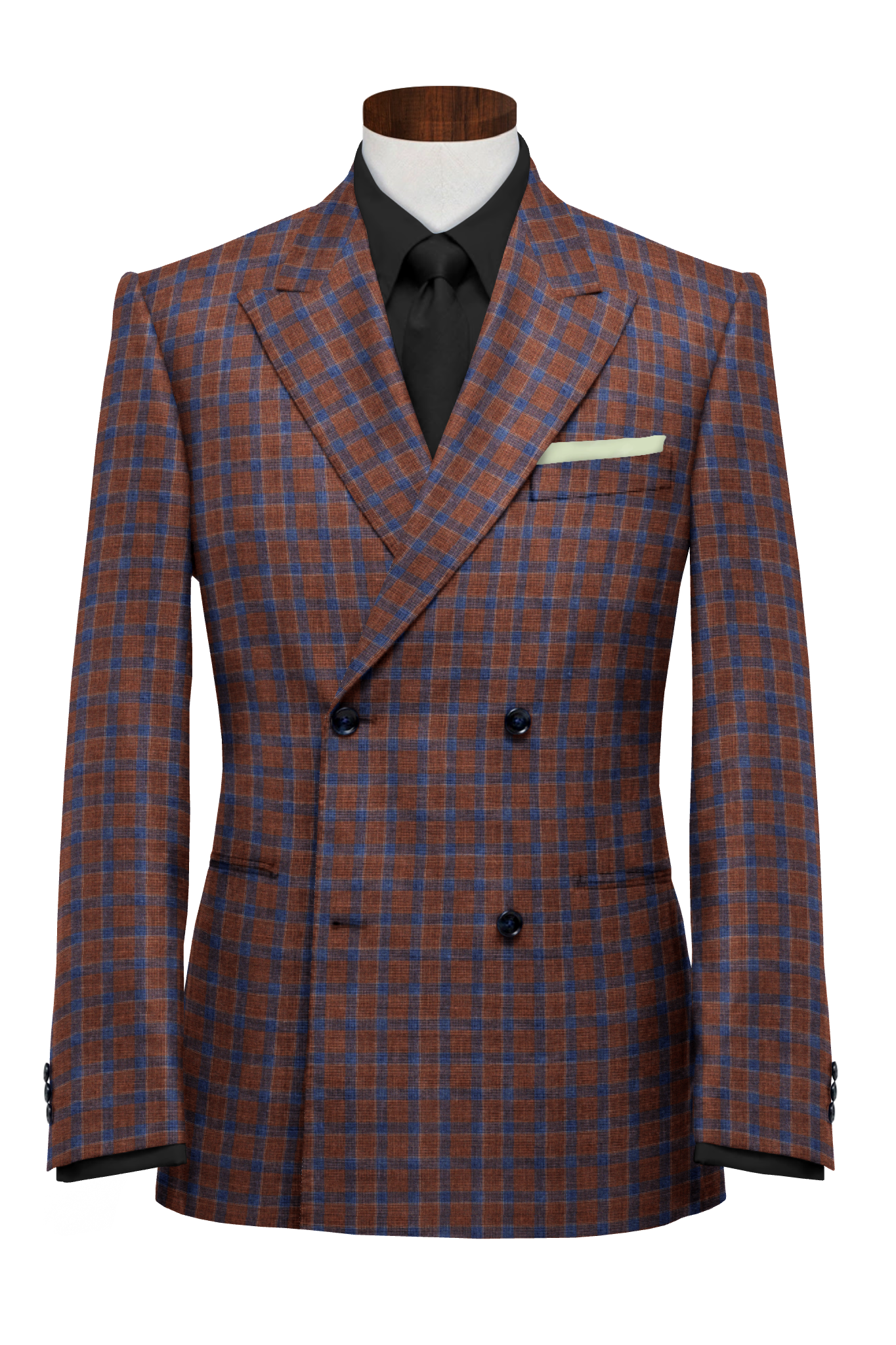700366 - Cinnamon Brown Checks