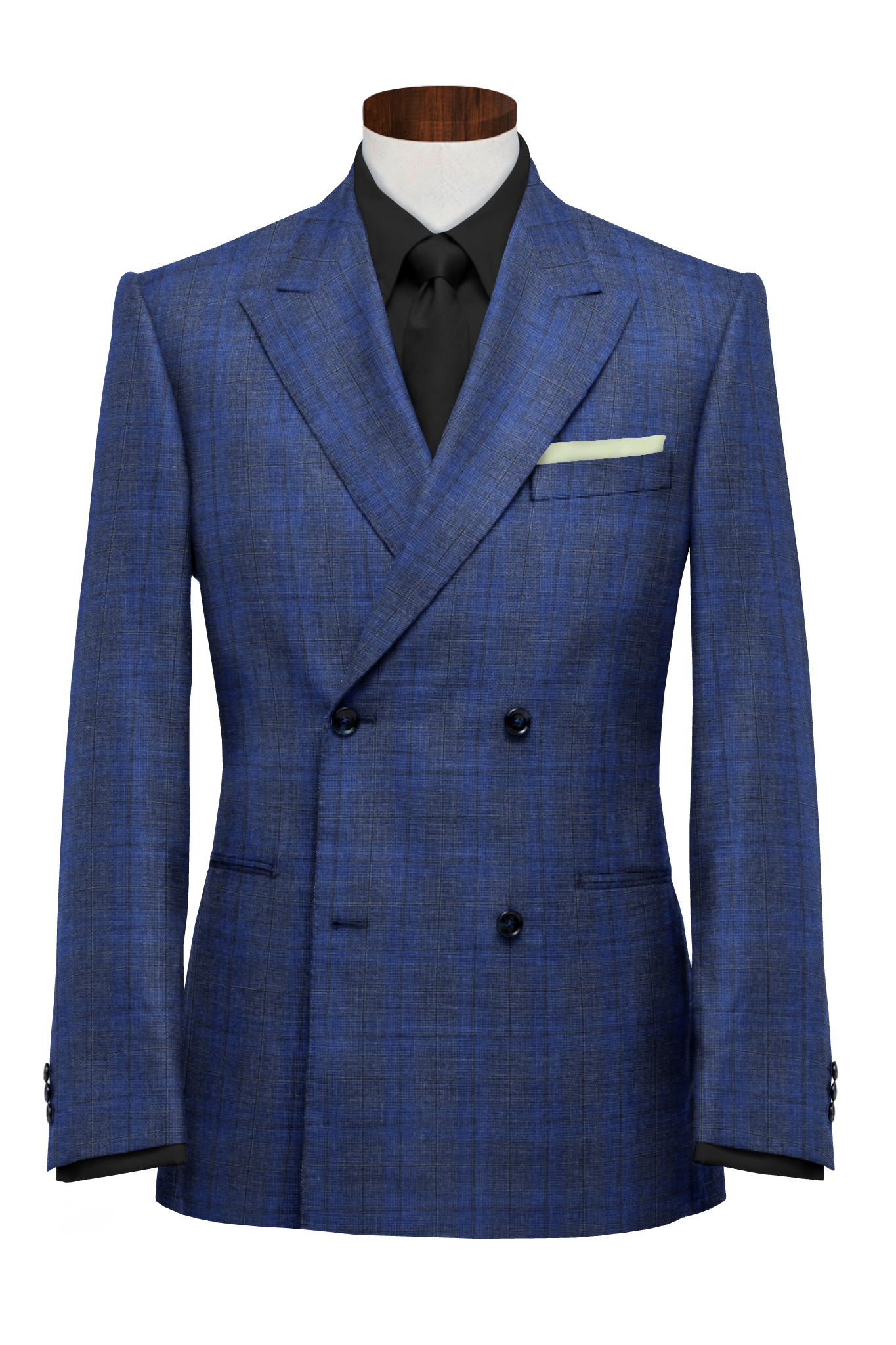 700369 - Sapphire Blue Checks