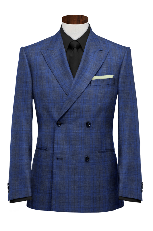 700369 - Sapphire Blue Checks