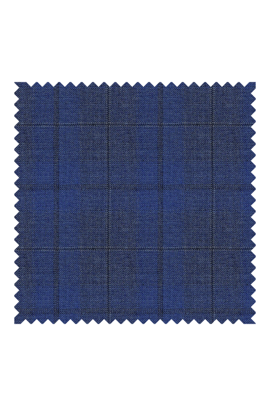 700369 - Sapphire Blue Checks