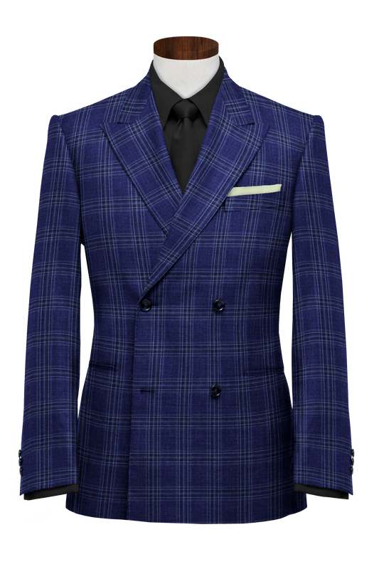 700374 - Space Blue Checks