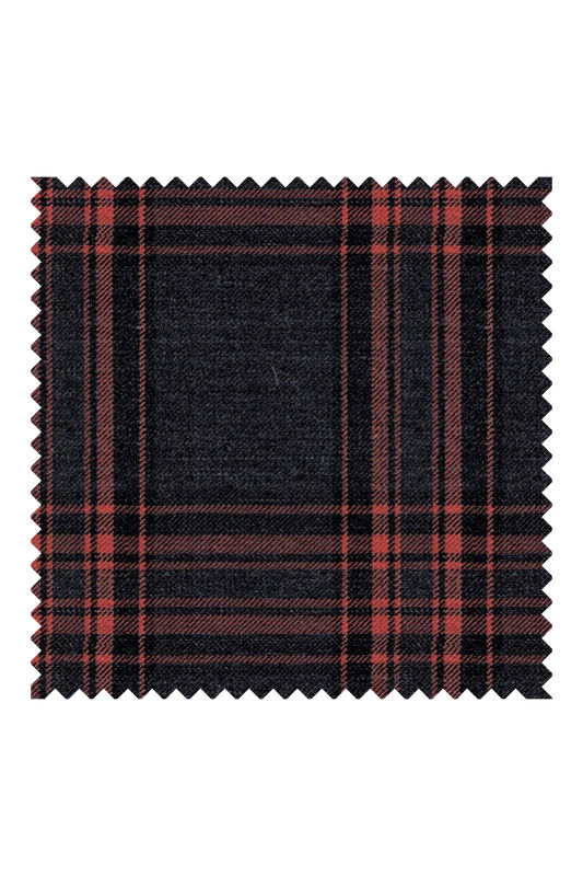 700357 - Brick Red Checks