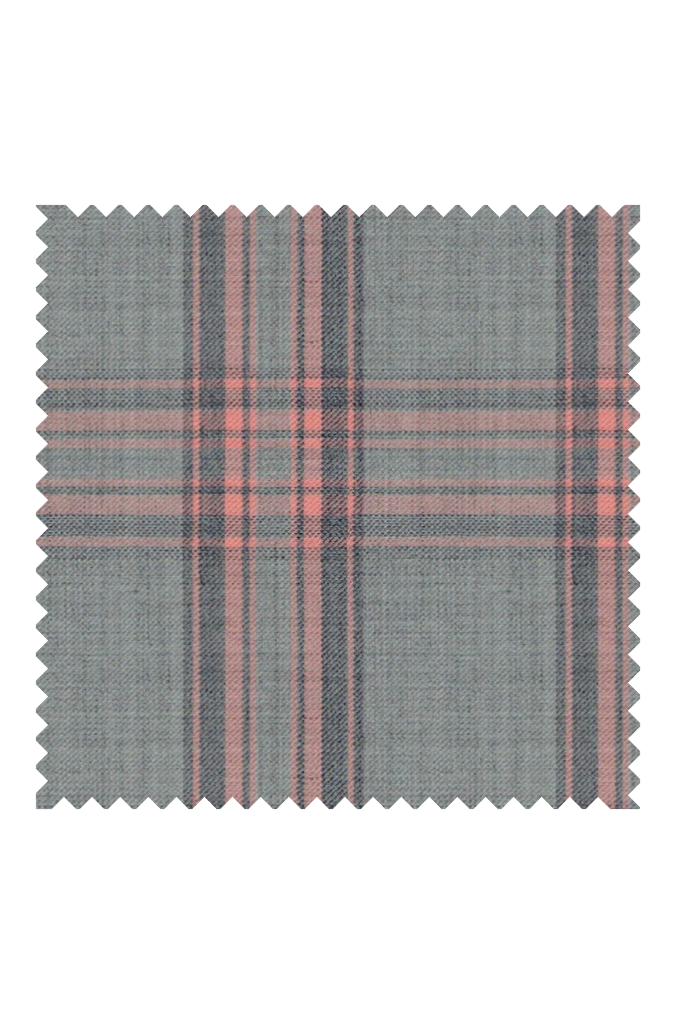 700358 - Pink Checks On Grey